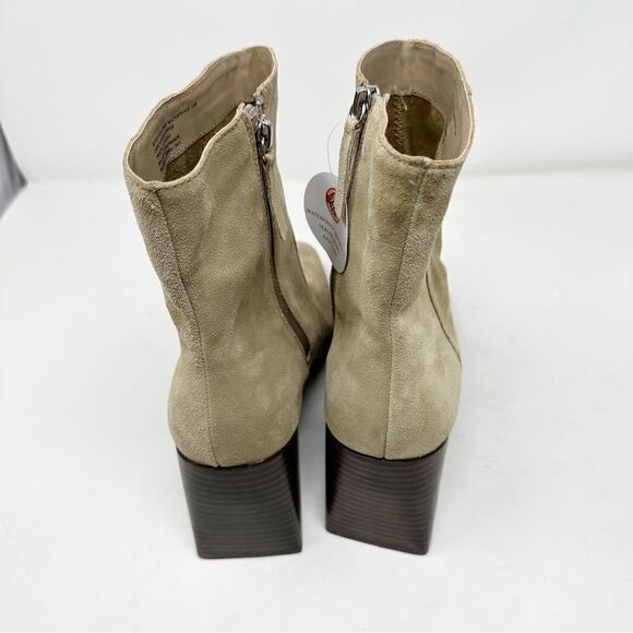 Blondo Salome Waterproof Boots Suede Size 11 Heeled Zip - Picture 5 of 7
